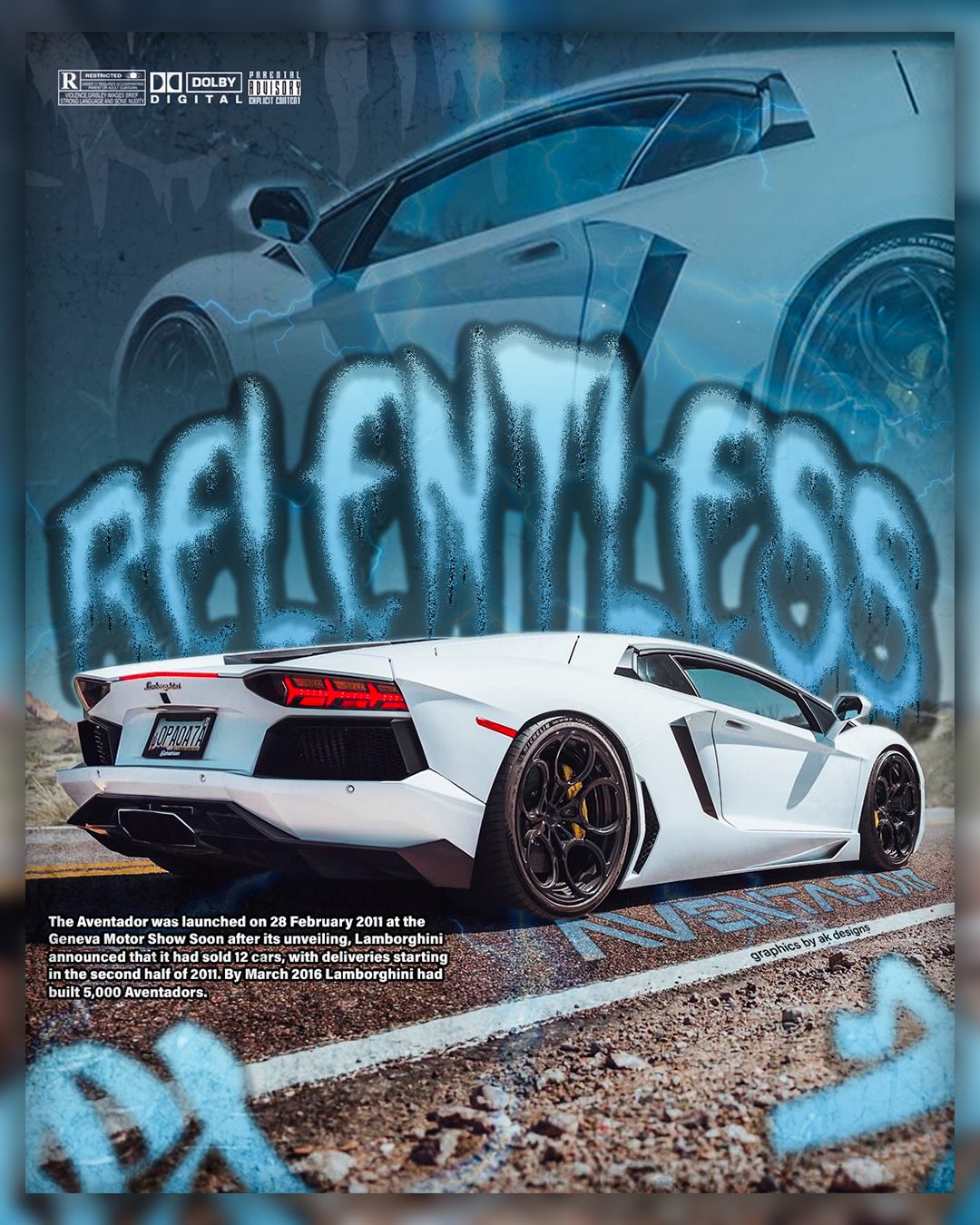 Aventador (Relentless) Poster